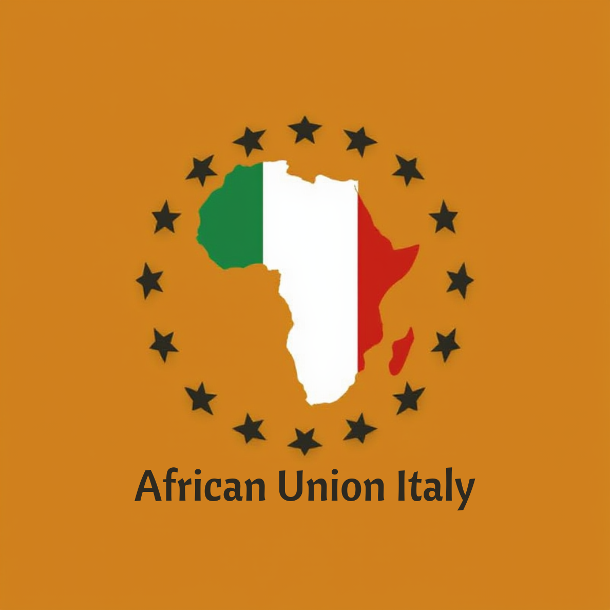 Unity Logo of African Union Italy