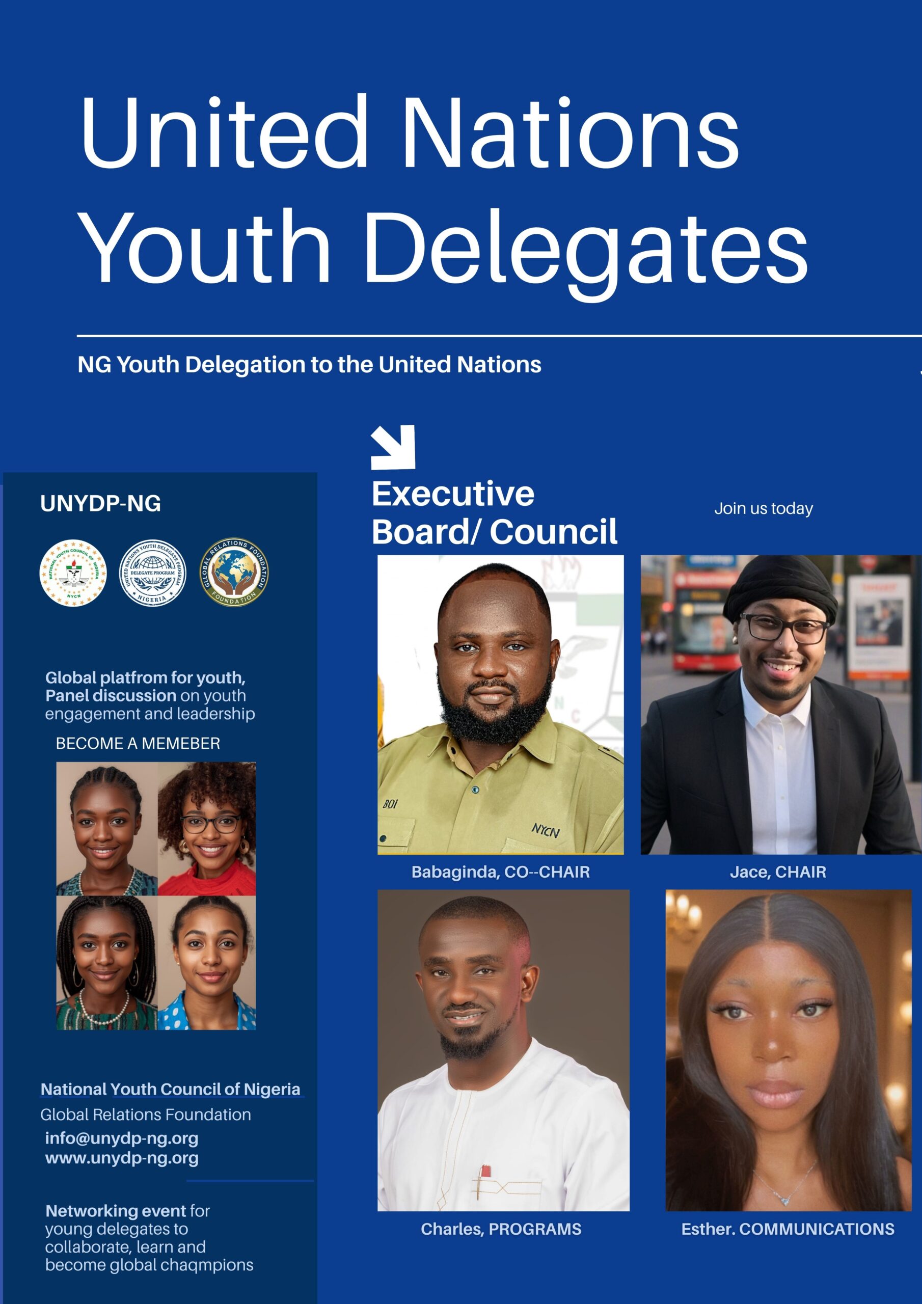 Flyer - United Nations Youth Delegates (1)